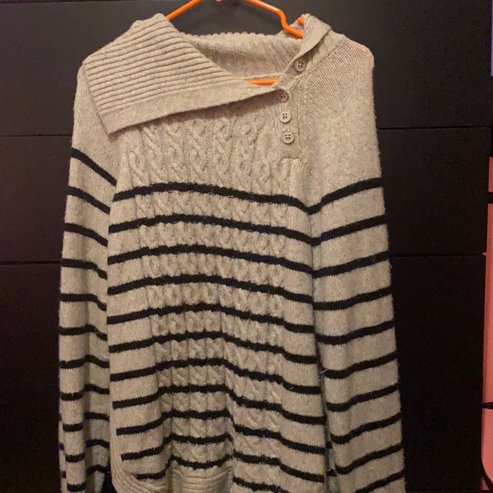 Women’s business casual striped sweater